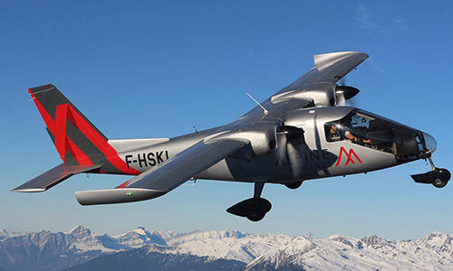Bon cadeau vol panoramique avion Chambéry Courchevel baptême de l'air Alpine airlines