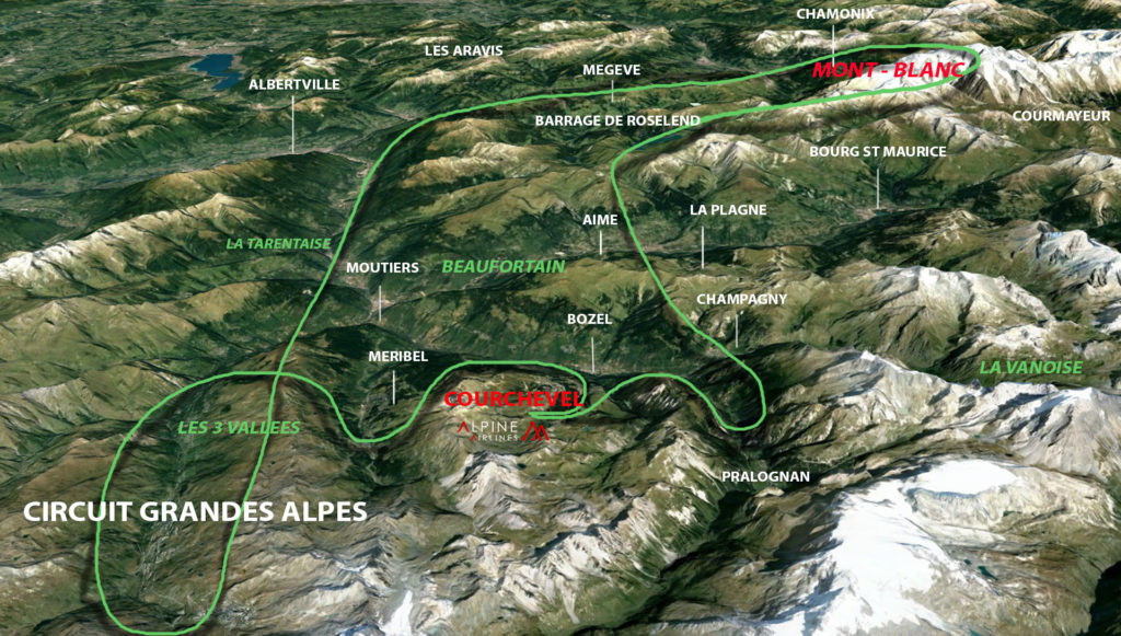 Circuit Grandes Alpes au départ de Courchevel